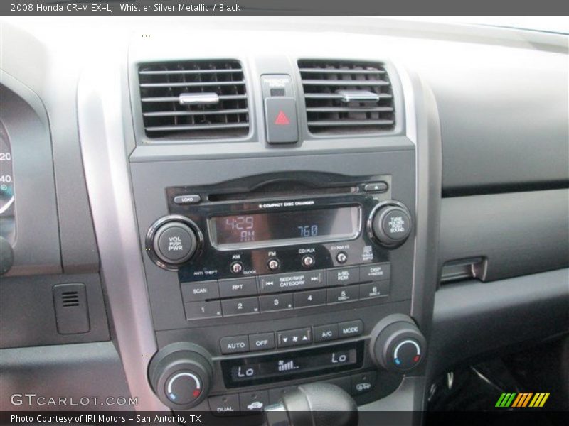 Whistler Silver Metallic / Black 2008 Honda CR-V EX-L