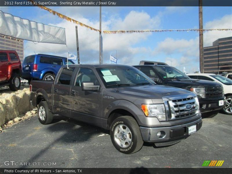 Sterling Gray Metallic / Steel Gray 2012 Ford F150 XL SuperCrew