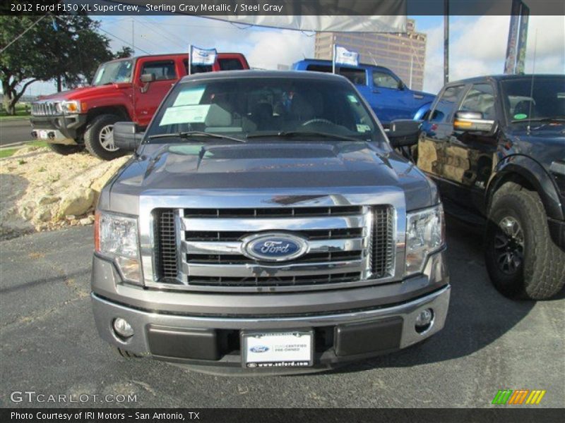 Sterling Gray Metallic / Steel Gray 2012 Ford F150 XL SuperCrew