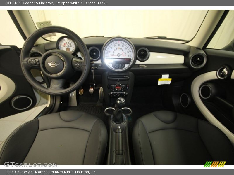 Pepper White / Carbon Black 2013 Mini Cooper S Hardtop
