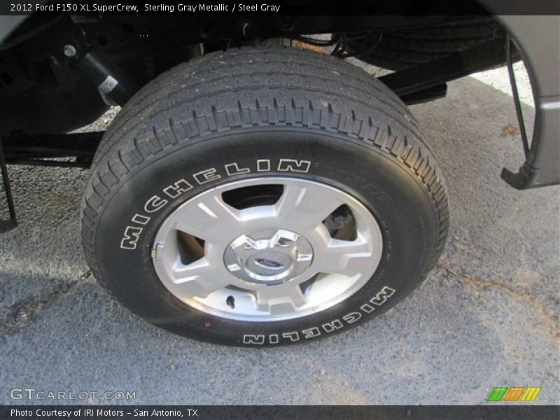 Sterling Gray Metallic / Steel Gray 2012 Ford F150 XL SuperCrew