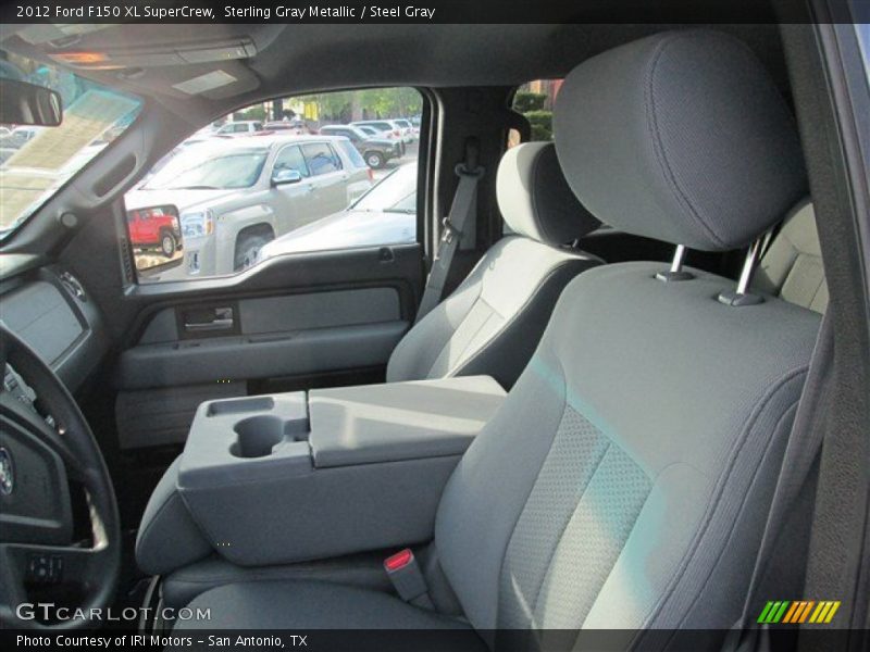 Sterling Gray Metallic / Steel Gray 2012 Ford F150 XL SuperCrew