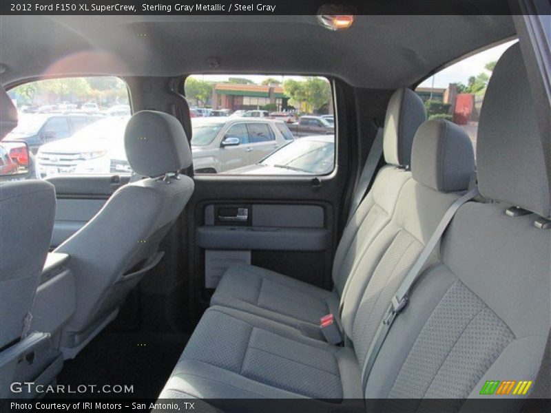 Sterling Gray Metallic / Steel Gray 2012 Ford F150 XL SuperCrew