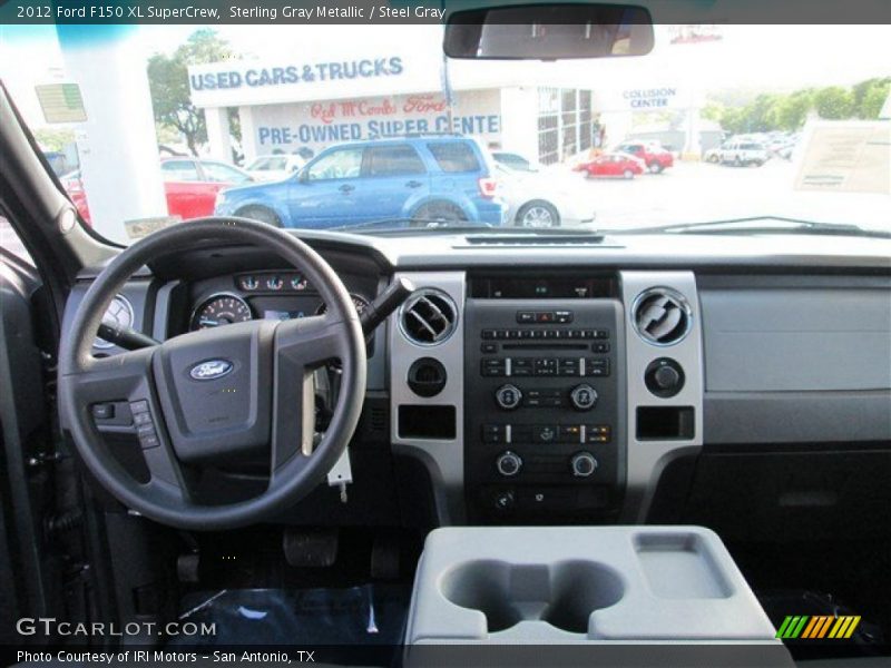 Sterling Gray Metallic / Steel Gray 2012 Ford F150 XL SuperCrew