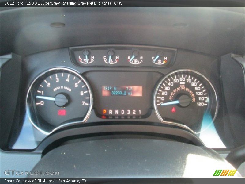 Sterling Gray Metallic / Steel Gray 2012 Ford F150 XL SuperCrew