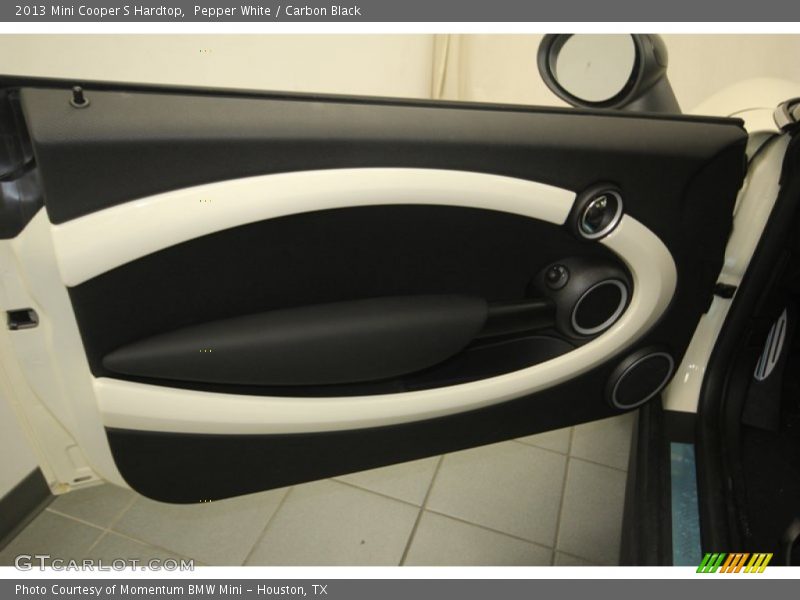 Pepper White / Carbon Black 2013 Mini Cooper S Hardtop