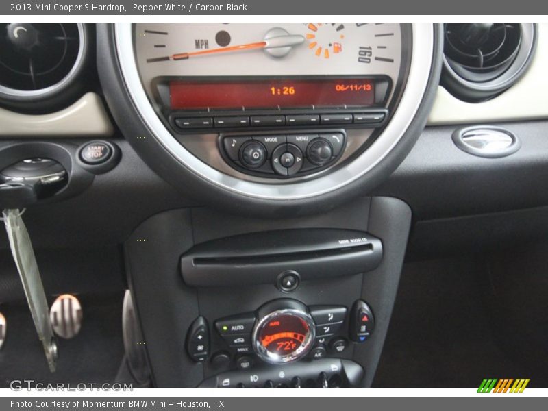Pepper White / Carbon Black 2013 Mini Cooper S Hardtop