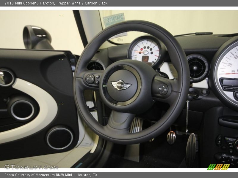 Pepper White / Carbon Black 2013 Mini Cooper S Hardtop