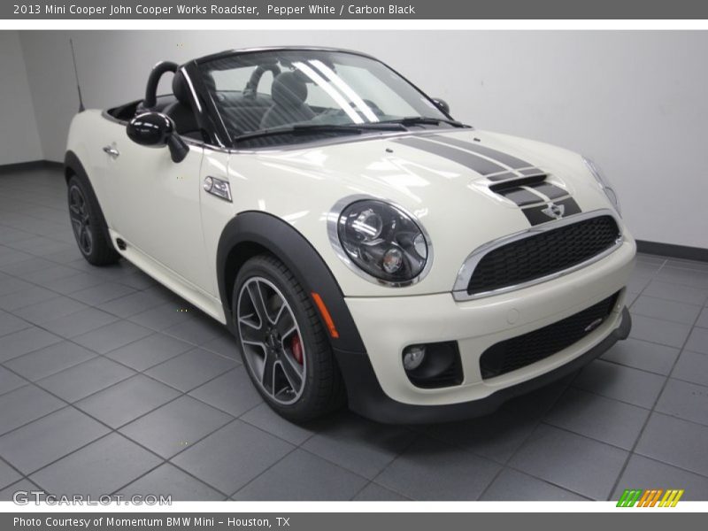 Pepper White / Carbon Black 2013 Mini Cooper John Cooper Works Roadster