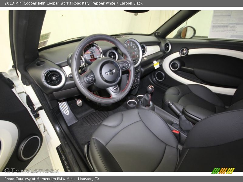 Pepper White / Carbon Black 2013 Mini Cooper John Cooper Works Roadster