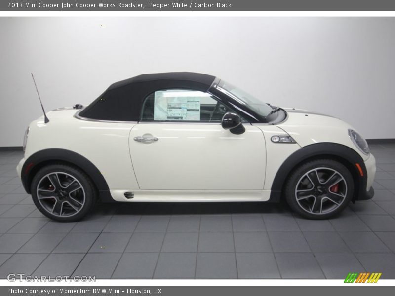 Pepper White / Carbon Black 2013 Mini Cooper John Cooper Works Roadster