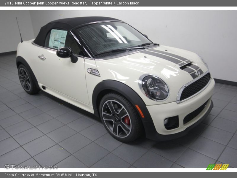 Pepper White / Carbon Black 2013 Mini Cooper John Cooper Works Roadster