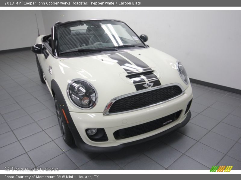 Pepper White / Carbon Black 2013 Mini Cooper John Cooper Works Roadster