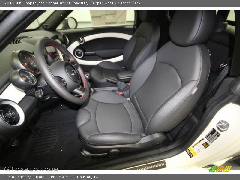 Pepper White / Carbon Black 2013 Mini Cooper John Cooper Works Roadster