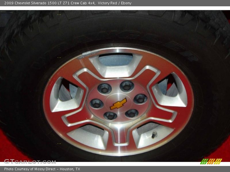 Victory Red / Ebony 2009 Chevrolet Silverado 1500 LT Z71 Crew Cab 4x4