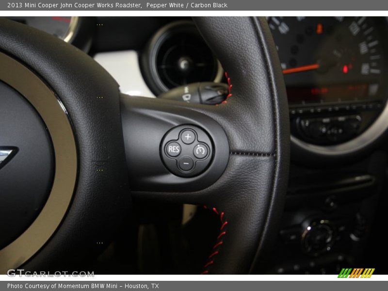 Pepper White / Carbon Black 2013 Mini Cooper John Cooper Works Roadster