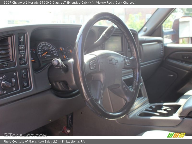 Victory Red / Dark Charcoal 2007 Chevrolet Silverado 2500HD Classic LT Extended Cab 4x4