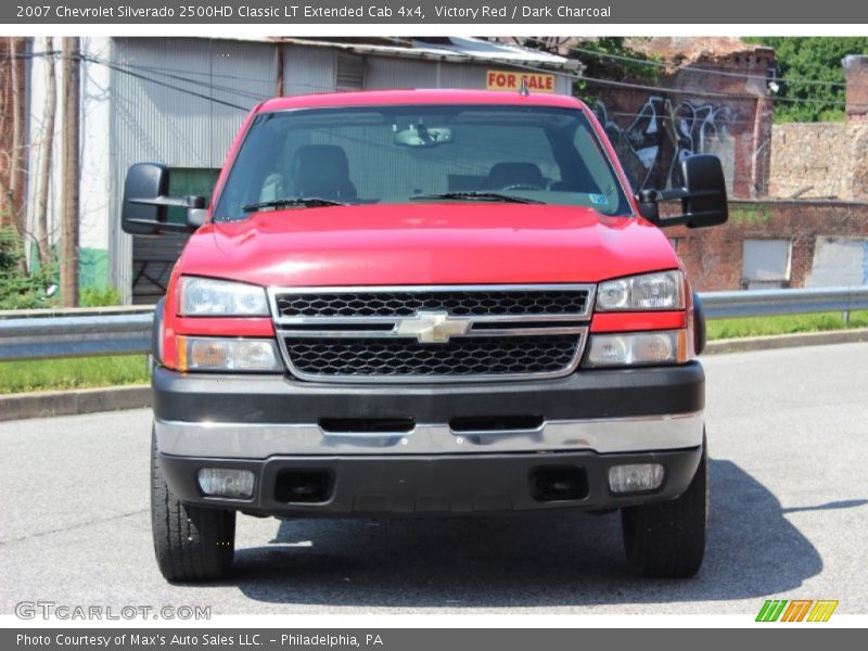 Victory Red / Dark Charcoal 2007 Chevrolet Silverado 2500HD Classic LT Extended Cab 4x4