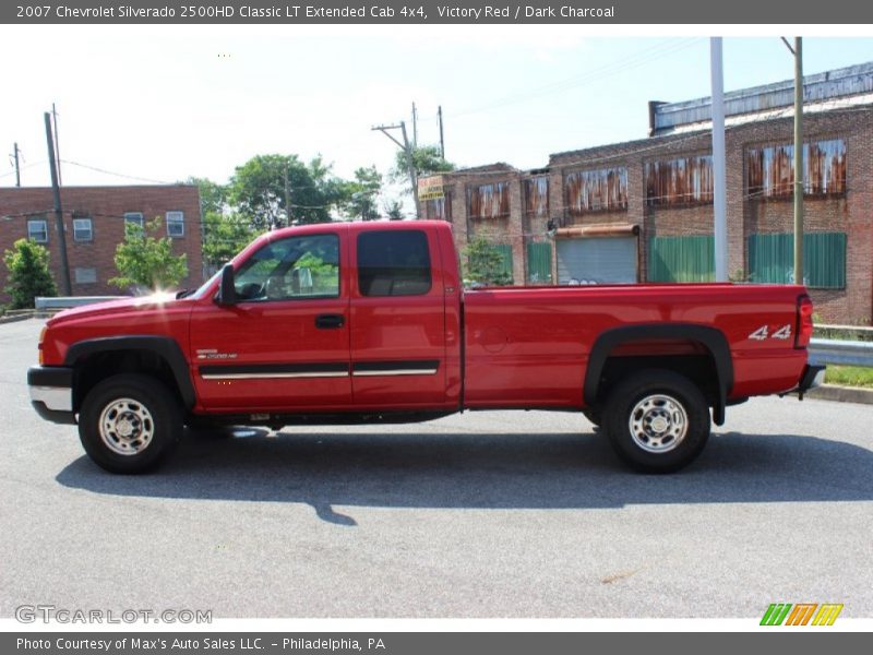 Victory Red / Dark Charcoal 2007 Chevrolet Silverado 2500HD Classic LT Extended Cab 4x4