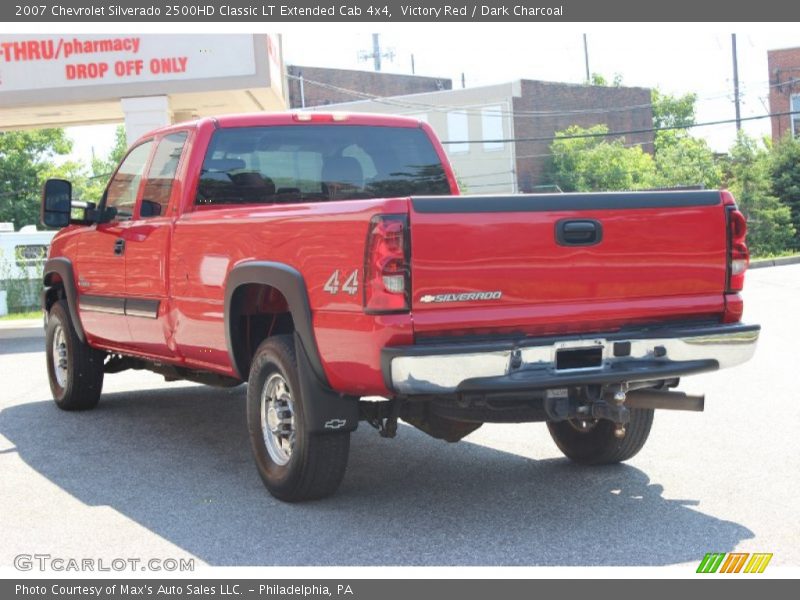 Victory Red / Dark Charcoal 2007 Chevrolet Silverado 2500HD Classic LT Extended Cab 4x4