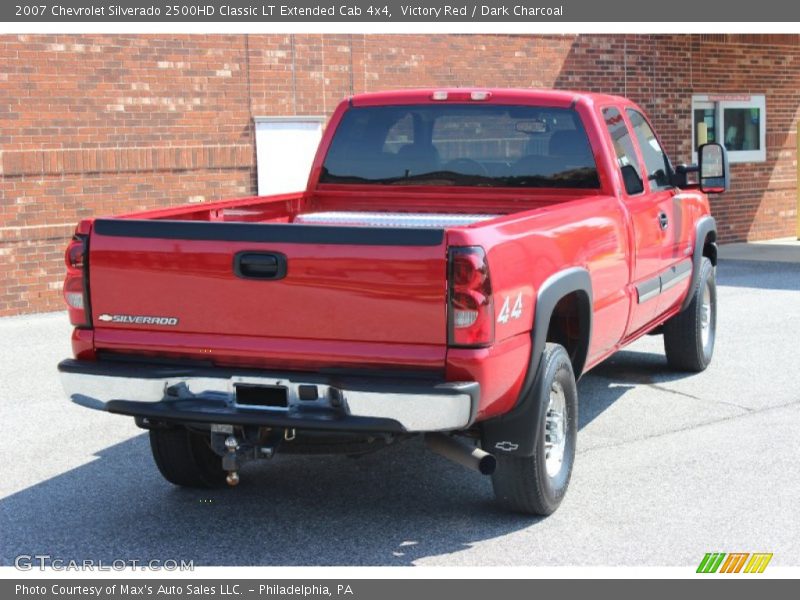 Victory Red / Dark Charcoal 2007 Chevrolet Silverado 2500HD Classic LT Extended Cab 4x4
