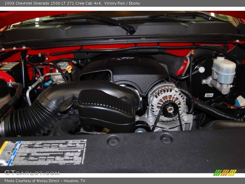 Victory Red / Ebony 2009 Chevrolet Silverado 1500 LT Z71 Crew Cab 4x4