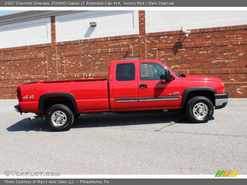 Victory Red / Dark Charcoal 2007 Chevrolet Silverado 2500HD Classic LT Extended Cab 4x4