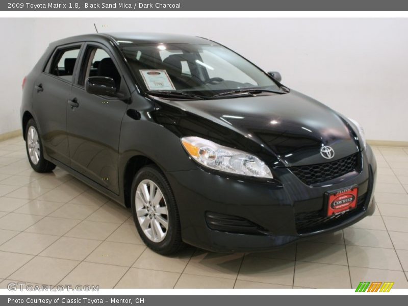 Black Sand Mica / Dark Charcoal 2009 Toyota Matrix 1.8