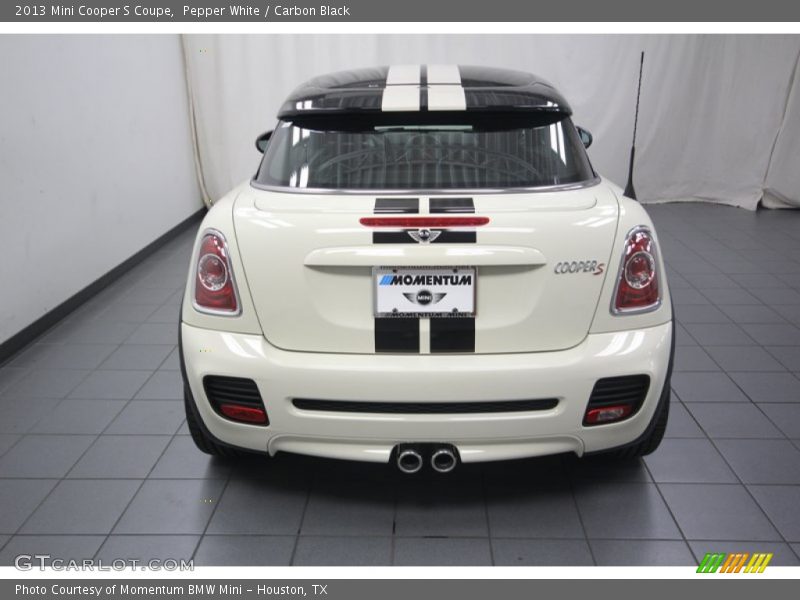 Pepper White / Carbon Black 2013 Mini Cooper S Coupe