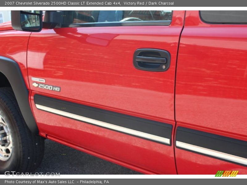 Victory Red / Dark Charcoal 2007 Chevrolet Silverado 2500HD Classic LT Extended Cab 4x4