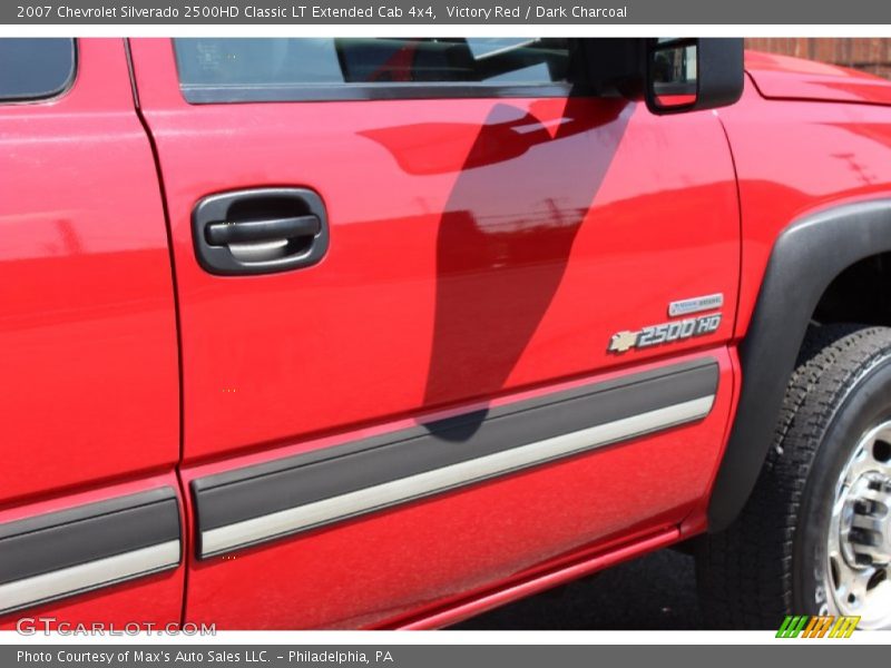 Victory Red / Dark Charcoal 2007 Chevrolet Silverado 2500HD Classic LT Extended Cab 4x4