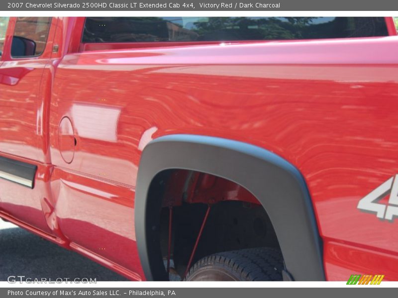 Victory Red / Dark Charcoal 2007 Chevrolet Silverado 2500HD Classic LT Extended Cab 4x4