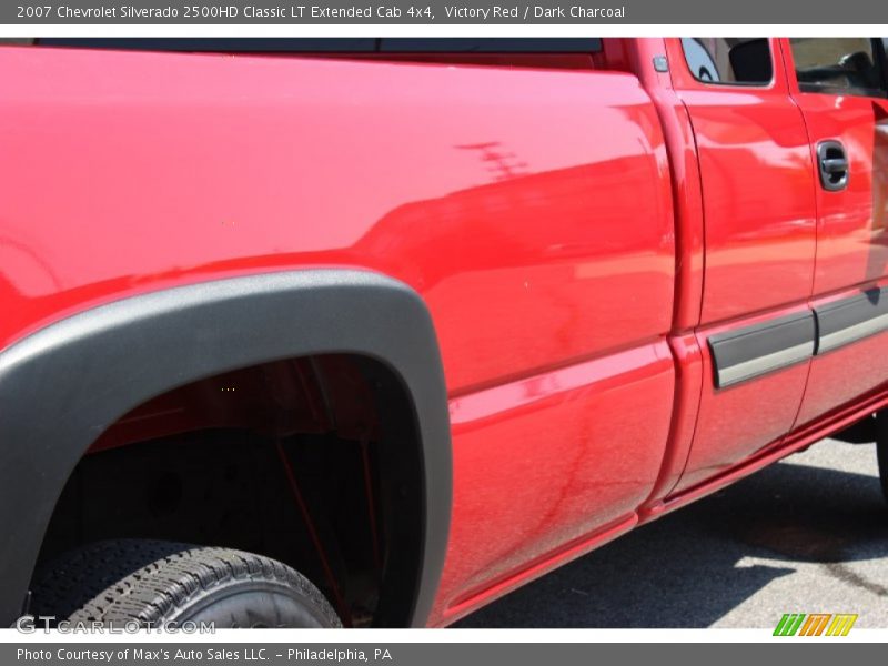 Victory Red / Dark Charcoal 2007 Chevrolet Silverado 2500HD Classic LT Extended Cab 4x4