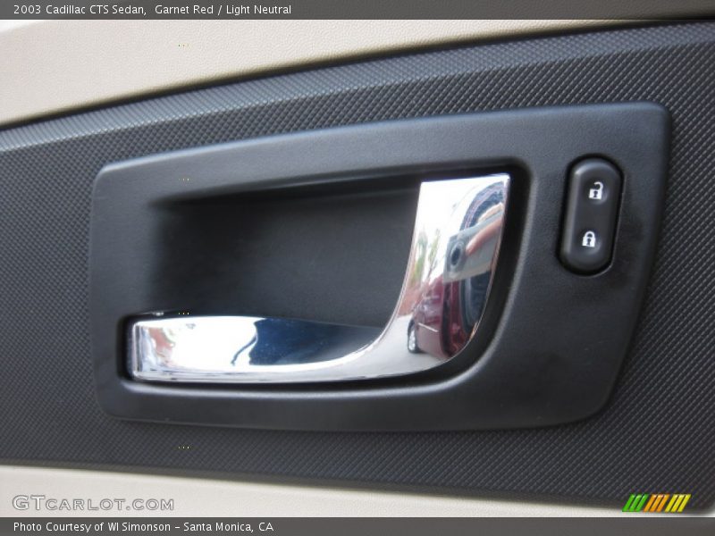Garnet Red / Light Neutral 2003 Cadillac CTS Sedan