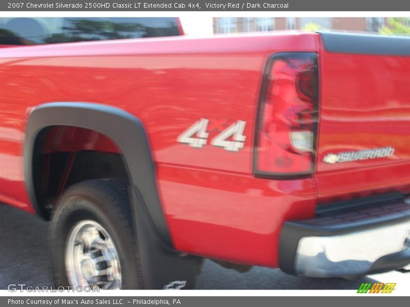 Victory Red / Dark Charcoal 2007 Chevrolet Silverado 2500HD Classic LT Extended Cab 4x4