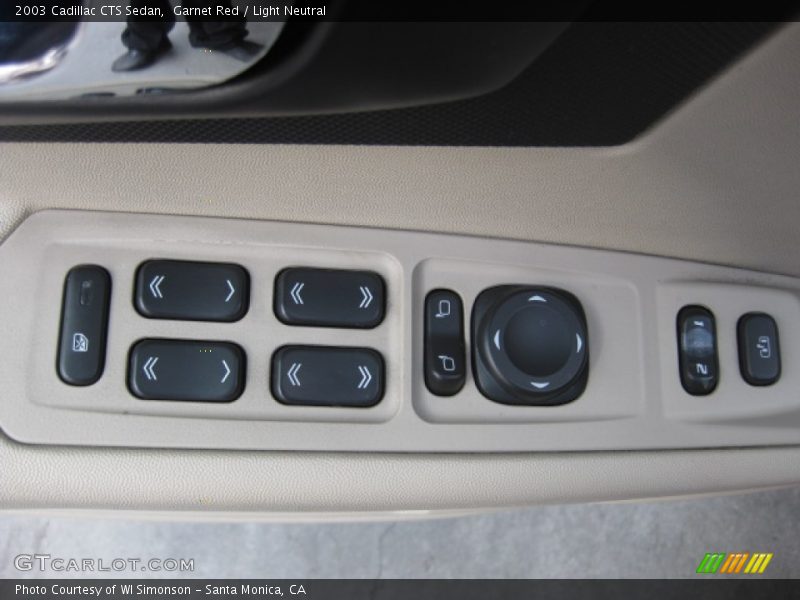 Garnet Red / Light Neutral 2003 Cadillac CTS Sedan
