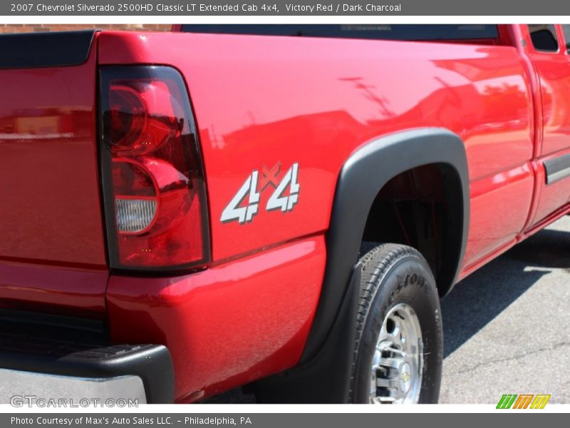 Victory Red / Dark Charcoal 2007 Chevrolet Silverado 2500HD Classic LT Extended Cab 4x4