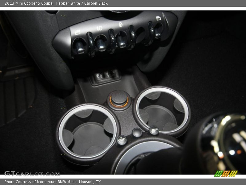 Pepper White / Carbon Black 2013 Mini Cooper S Coupe