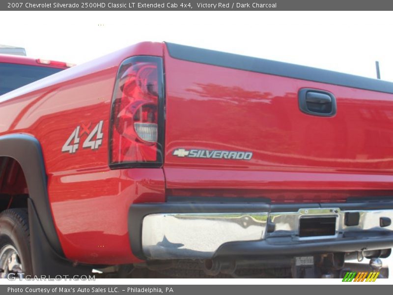 Victory Red / Dark Charcoal 2007 Chevrolet Silverado 2500HD Classic LT Extended Cab 4x4