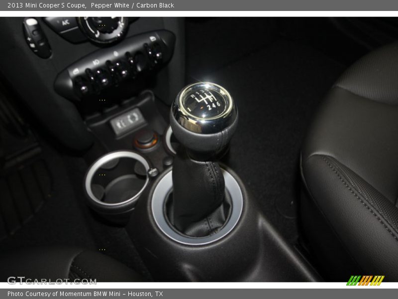 Pepper White / Carbon Black 2013 Mini Cooper S Coupe