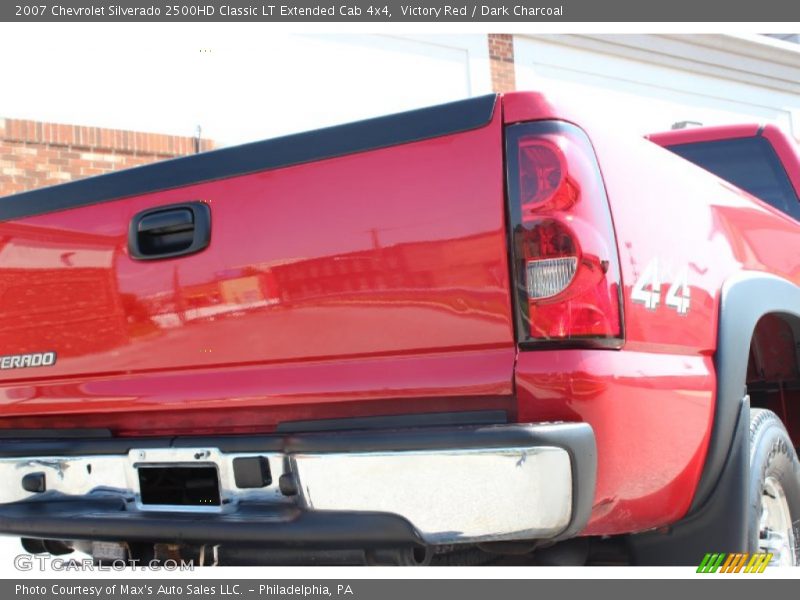 Victory Red / Dark Charcoal 2007 Chevrolet Silverado 2500HD Classic LT Extended Cab 4x4