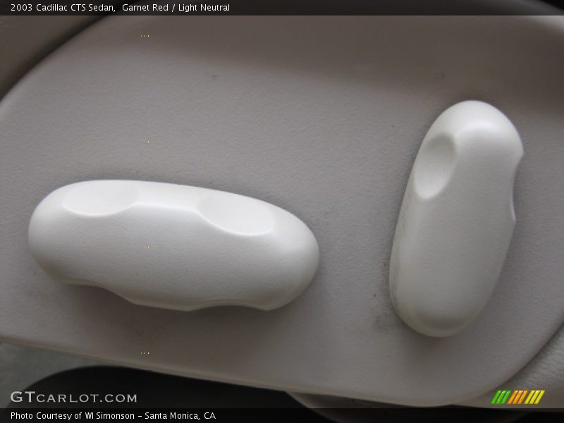 Garnet Red / Light Neutral 2003 Cadillac CTS Sedan