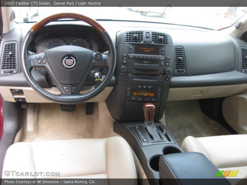 Garnet Red / Light Neutral 2003 Cadillac CTS Sedan