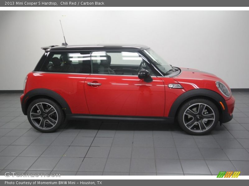Chili Red / Carbon Black 2013 Mini Cooper S Hardtop
