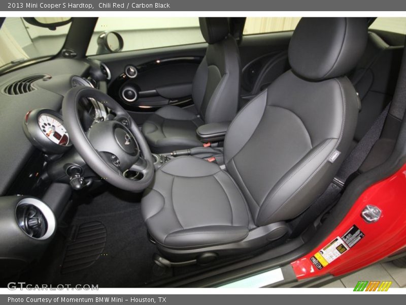Chili Red / Carbon Black 2013 Mini Cooper S Hardtop