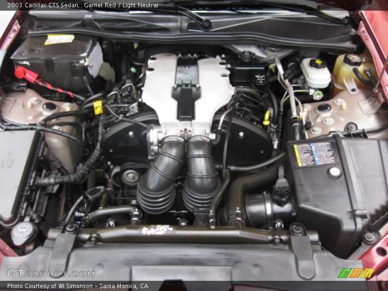 Garnet Red / Light Neutral 2003 Cadillac CTS Sedan