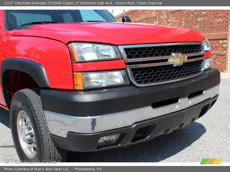 Victory Red / Dark Charcoal 2007 Chevrolet Silverado 2500HD Classic LT Extended Cab 4x4