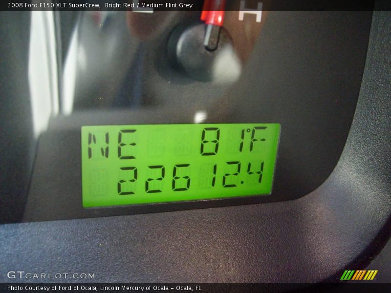 Bright Red / Medium Flint Grey 2008 Ford F150 XLT SuperCrew