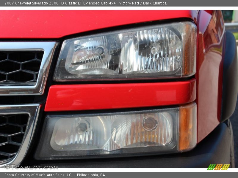 Victory Red / Dark Charcoal 2007 Chevrolet Silverado 2500HD Classic LT Extended Cab 4x4