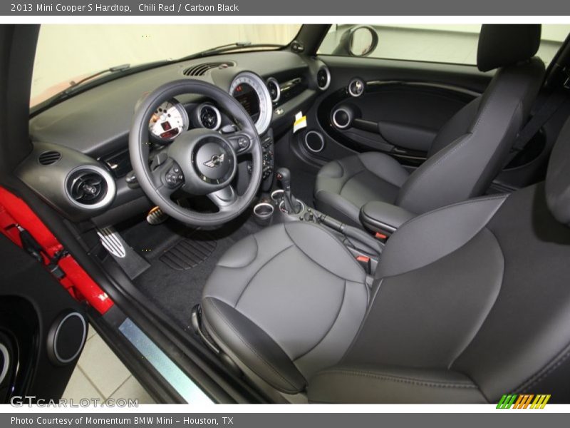 Chili Red / Carbon Black 2013 Mini Cooper S Hardtop